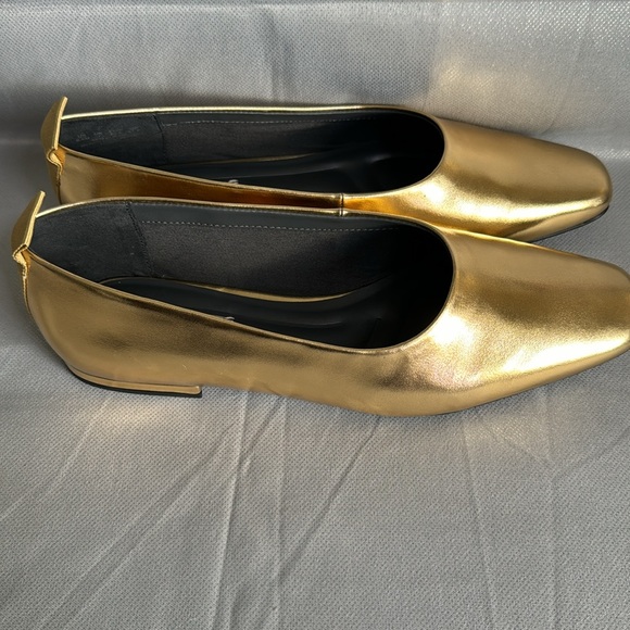 FRANCO SARTO L VANA GOLD SY VANA BALLET FLAT WOMEN SIZE 9 1/2 SHOES. BRAND NEW. - Picture 9 of 9